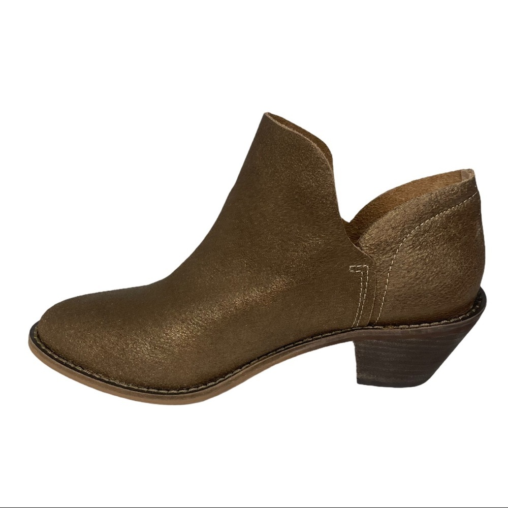 Kelsi Dagger Kenmare Bronze Metallic Ankle Boot